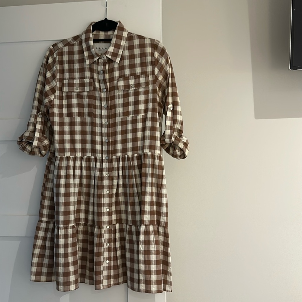 The Shirt by Rochelle Behrens-tiered dress -size Small.